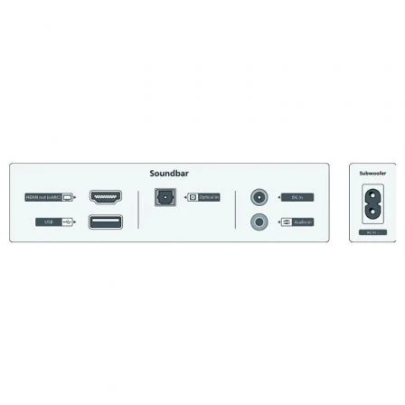 Philips TAB6309/10 Barra de Sonido 2.1 Canales con Subwoofer Inalámbrico 320W Negra